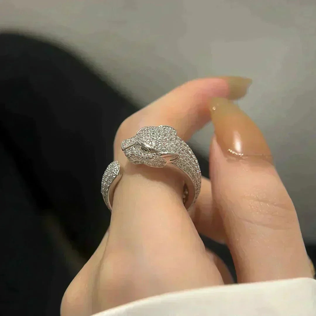 ¡®Lume Jewelry¡¯PANTHERE 5.5MM ALL DIAMOND RING