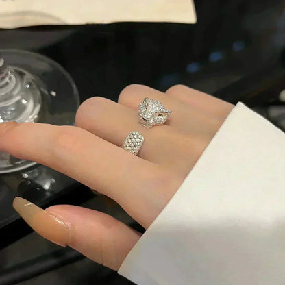 ¡®Lume Jewelry¡¯PANTHERE 5.5MM ALL DIAMOND RING