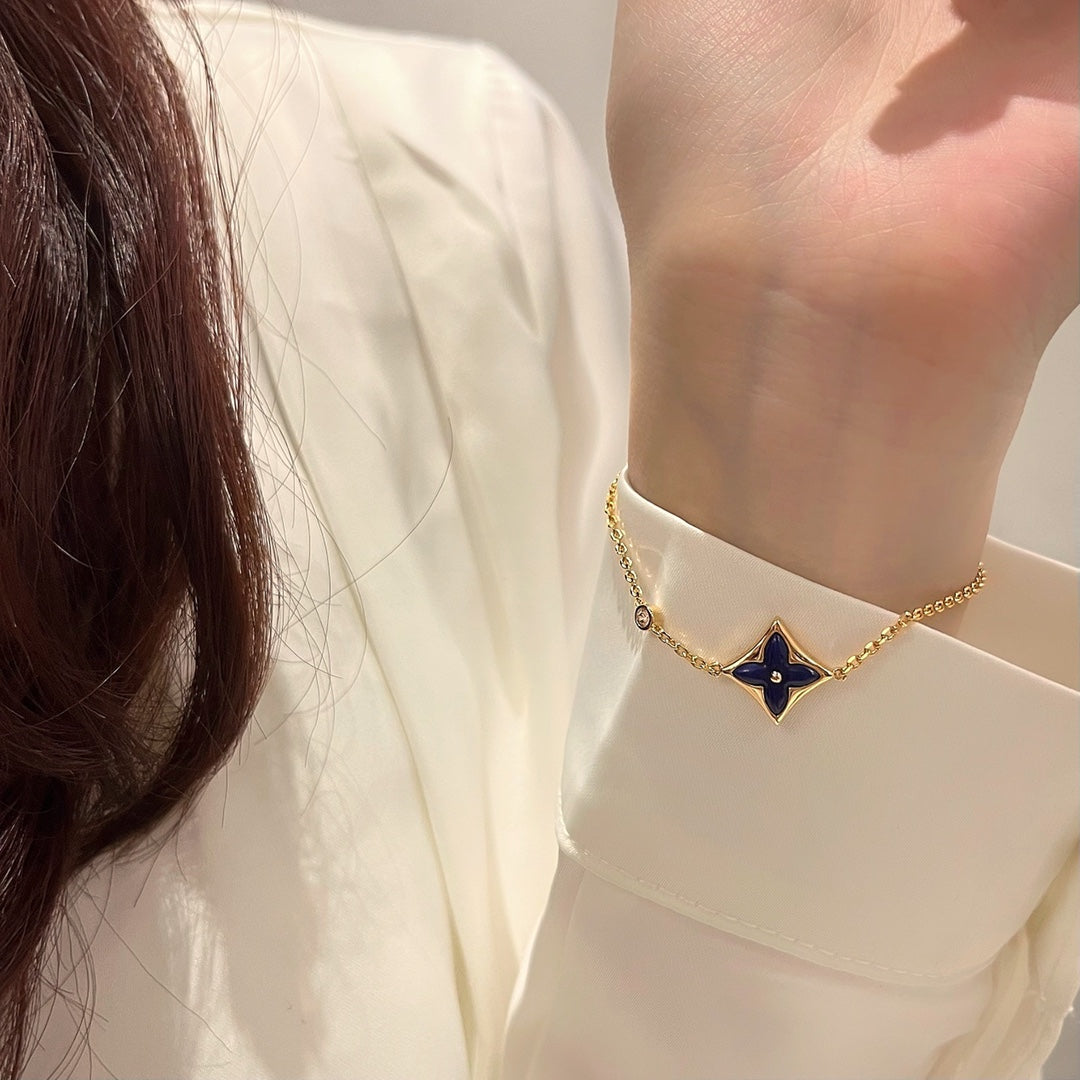 ¡®Lume Jewelry¡¯COLOR STAR PINK GOLD DIAMOND BRACELET