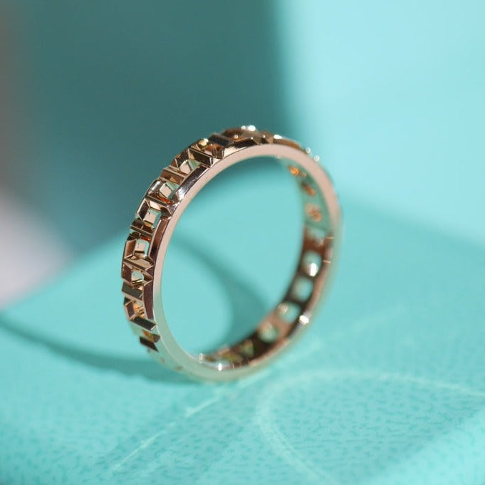 [Lume Jewelry]T TRUE 3.5MM PINK GOLD RING