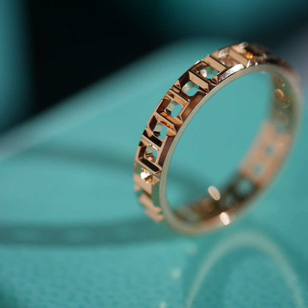 [Lume Jewelry]T TRUE 3.5MM PINK GOLD RING