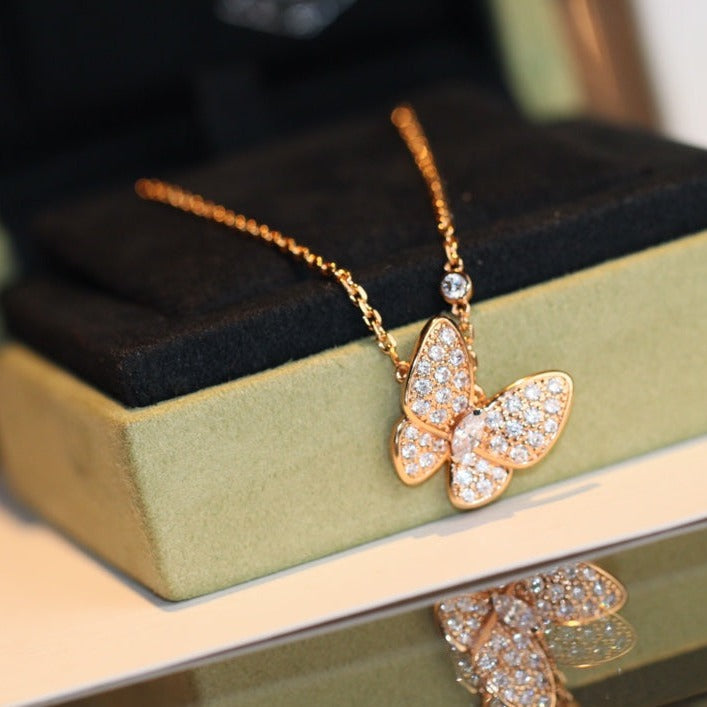¡®Lume Jewelry¡¯BUTTERFLY DIAMOND NECKLACE