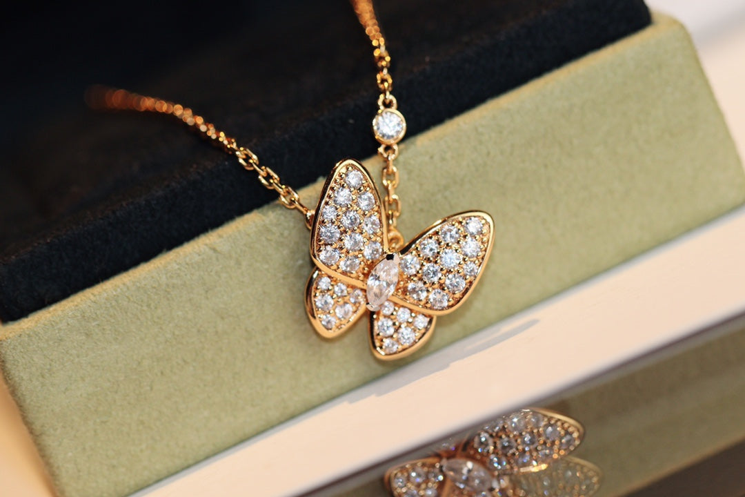 ¡®Lume Jewelry¡¯BUTTERFLY DIAMOND NECKLACE