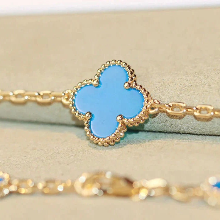 ¡®Lume Jewelry¡¯CLOVER 20 MOTIFS TURQUOISE GOLD