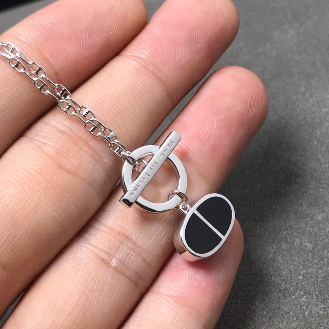 ¡®Lume Jewelry¡¯CHAINE VERSO BLACK CERAMIC  NECKLACE
