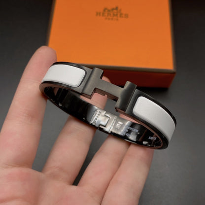 ¡®Lume Jewelry¡¯H BRACELET 12MM BLACK WHITE CERAMIC