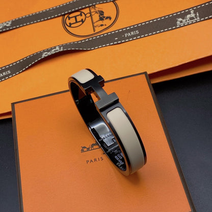 ¡®Lume Jewelry¡¯H BRACELET 12MM BLACK BEIGE CERAMIC