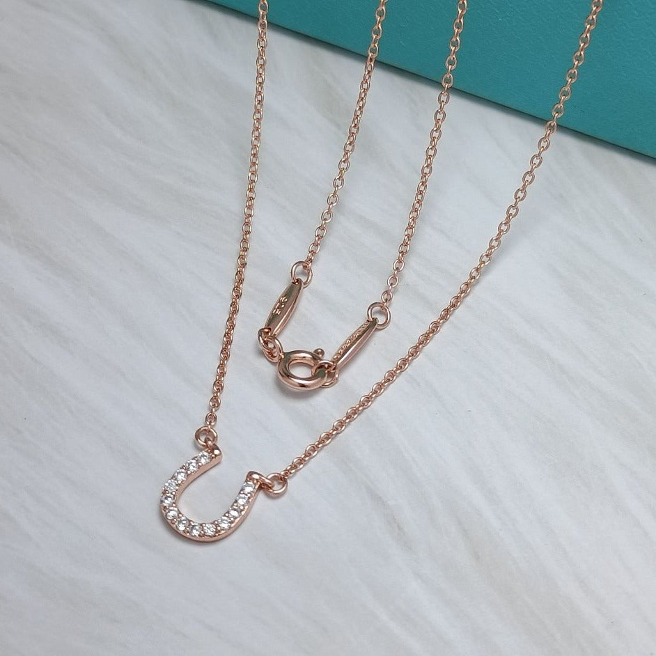 [Lume Jewelry]U DIAMONDS PEDANT NECKLACE