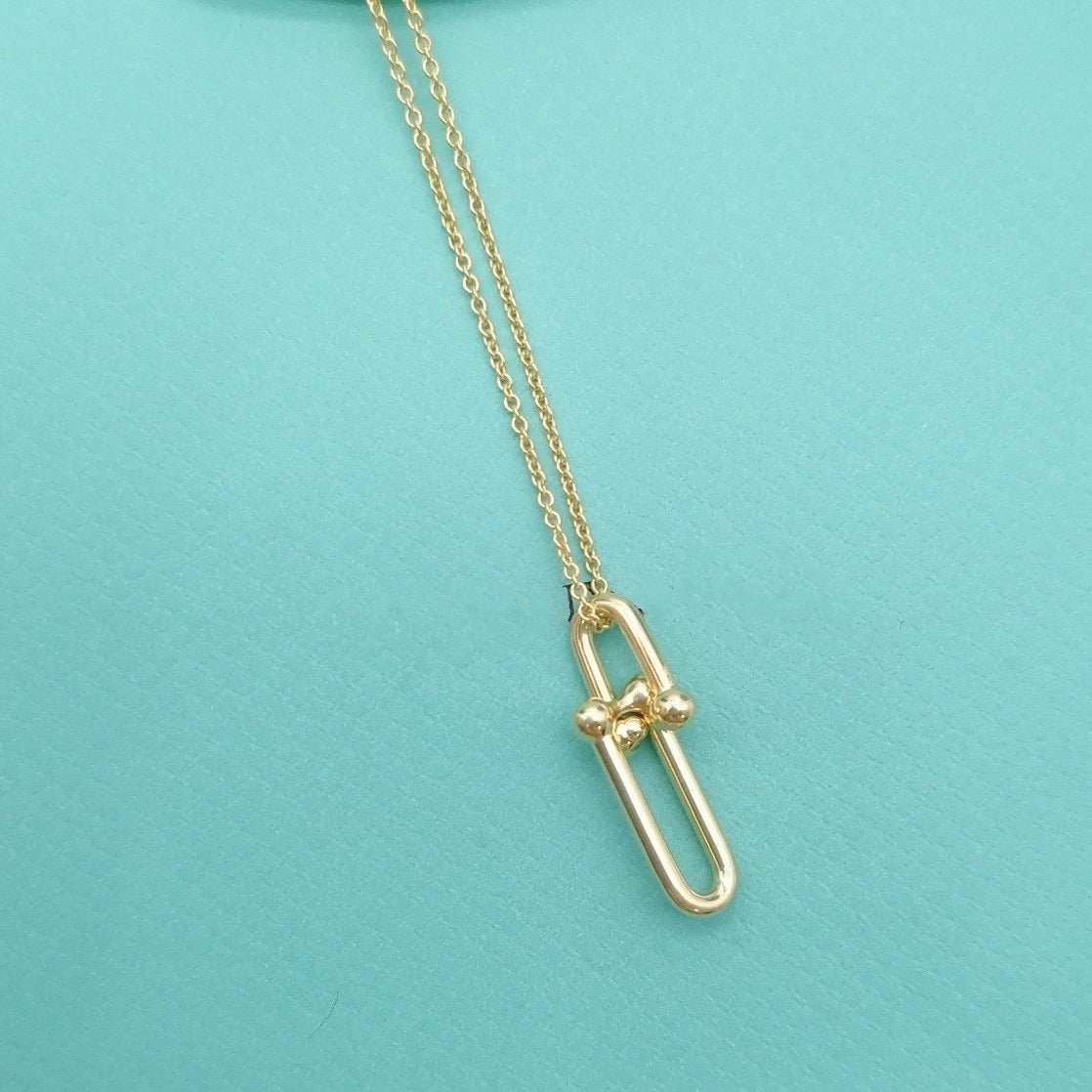 [Lume Jewelry]HARDWEAR GOLD DROP PEDANT NECKLACE