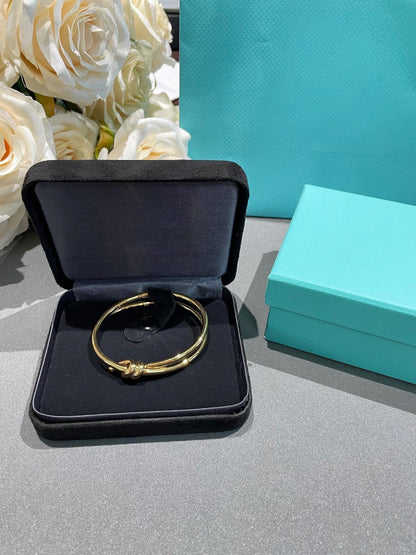 [Lume Jewelry]KNOT DOUBLE ROW GOLD BRACELET