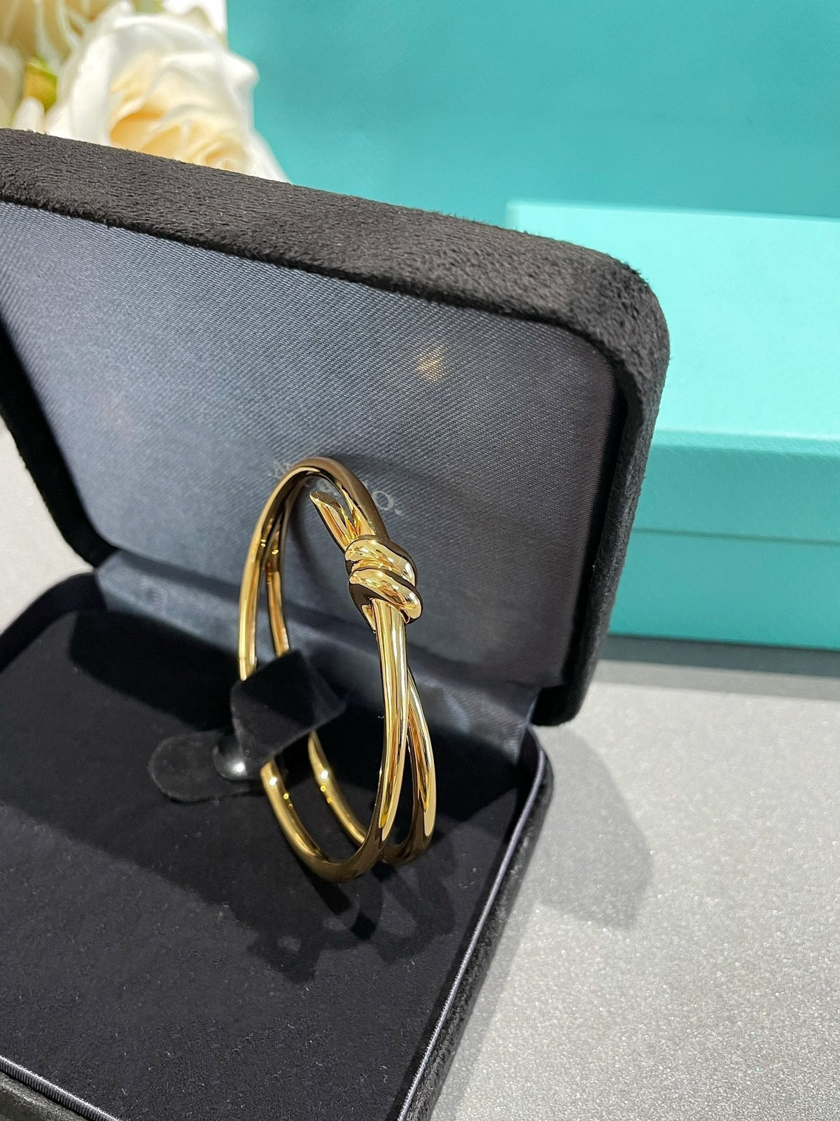 [Lume Jewelry]KNOT DOUBLE ROW GOLD BRACELET