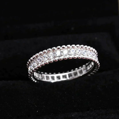 ¡®Lume Jewelry¡¯PERLEE DIAMOND SILVER RING