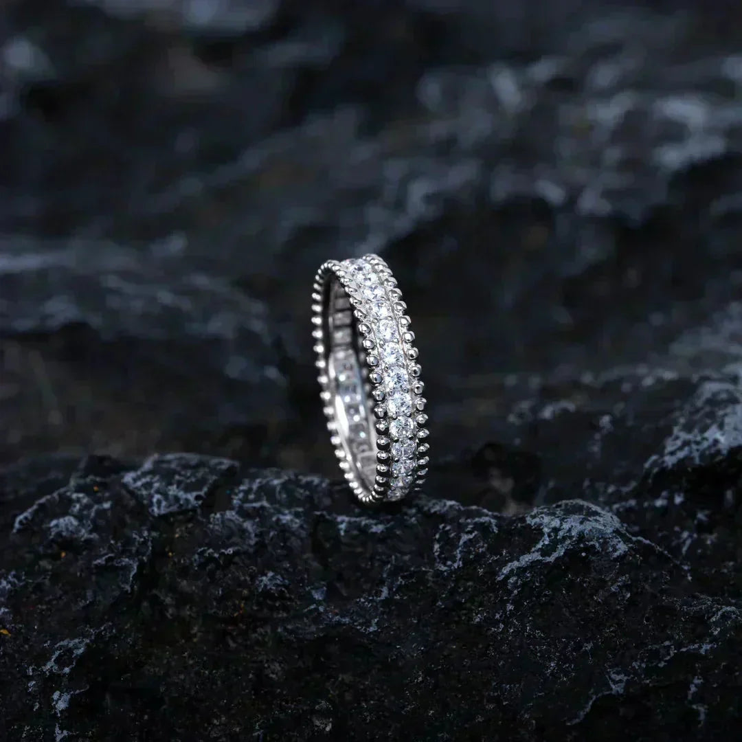 ¡®Lume Jewelry¡¯PERLEE DIAMOND SILVER RING