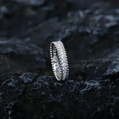 ¡®Lume Jewelry¡¯PERLEE DIAMOND SILVER RING