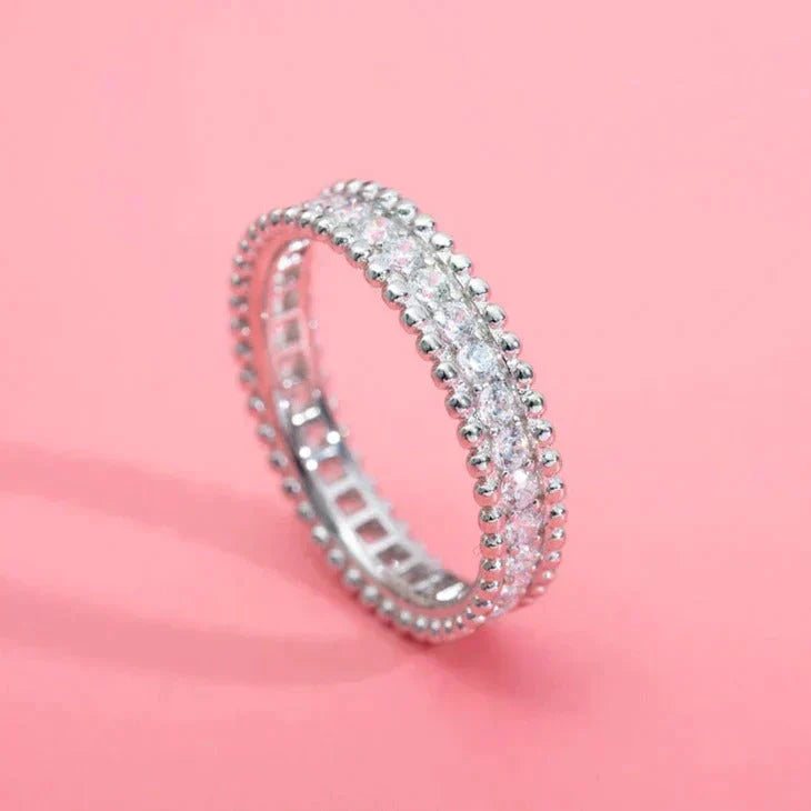 ¡®Lume Jewelry¡¯PERLEE DIAMOND SILVER RING