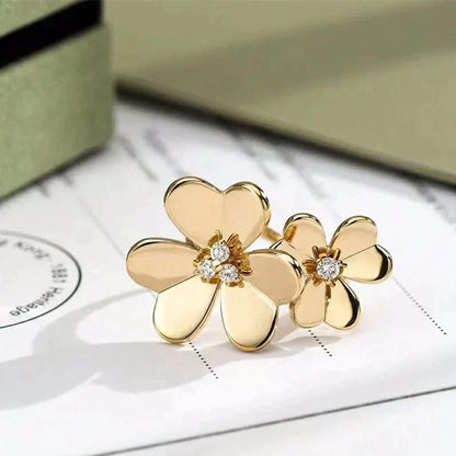 ¡®Lume Jewelry¡¯CLOVER COMOS GOLD DIAMOND RING
