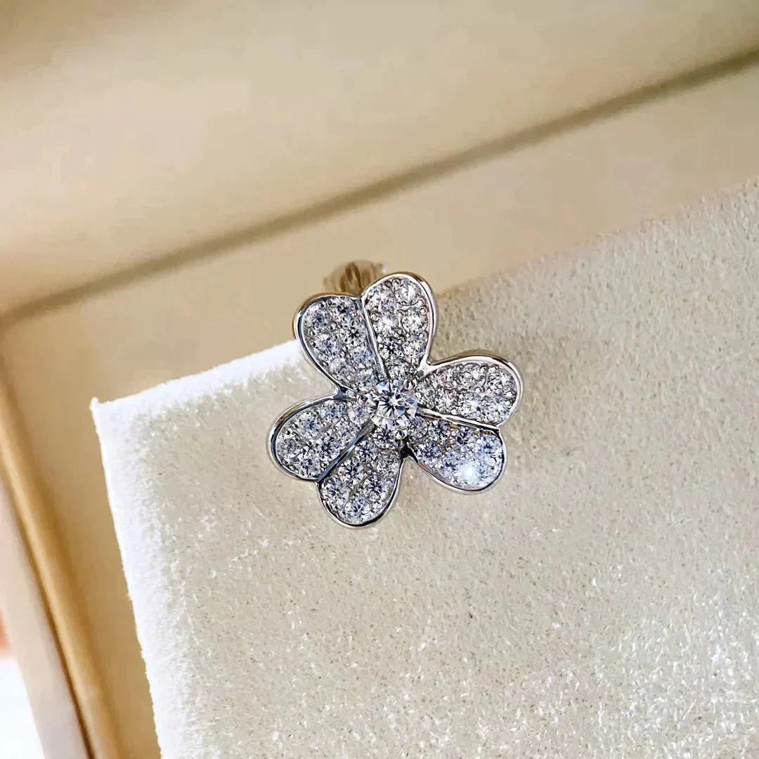 ¡®Lume Jewelry¡¯CLOVER COMOS DIAMOND EARRINGS SILVER