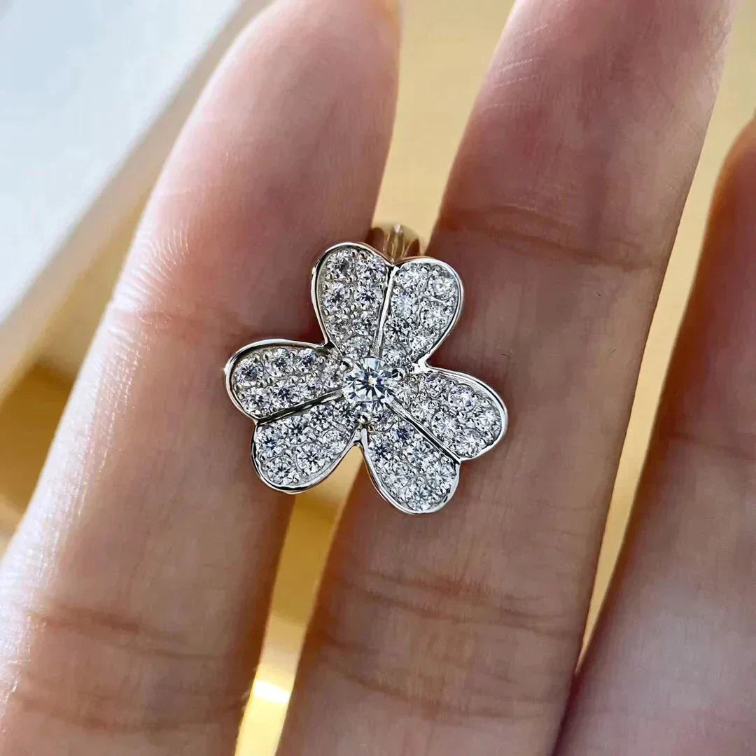 ¡®Lume Jewelry¡¯CLOVER COMOS DIAMOND EARRINGS SILVER