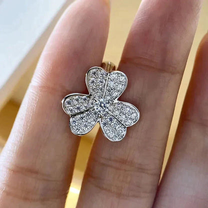 ¡®Lume Jewelry¡¯CLOVER COMOS DIAMOND EARRINGS SILVER