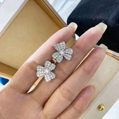 ¡®Lume Jewelry¡¯CLOVER COMOS DIAMOND EARRINGS SILVER