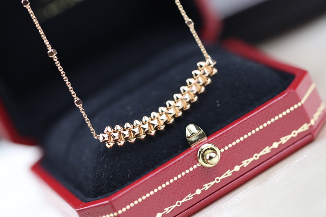 ¡®Lume Jewelry¡¯CLASH PINK GOLD NECKLACE