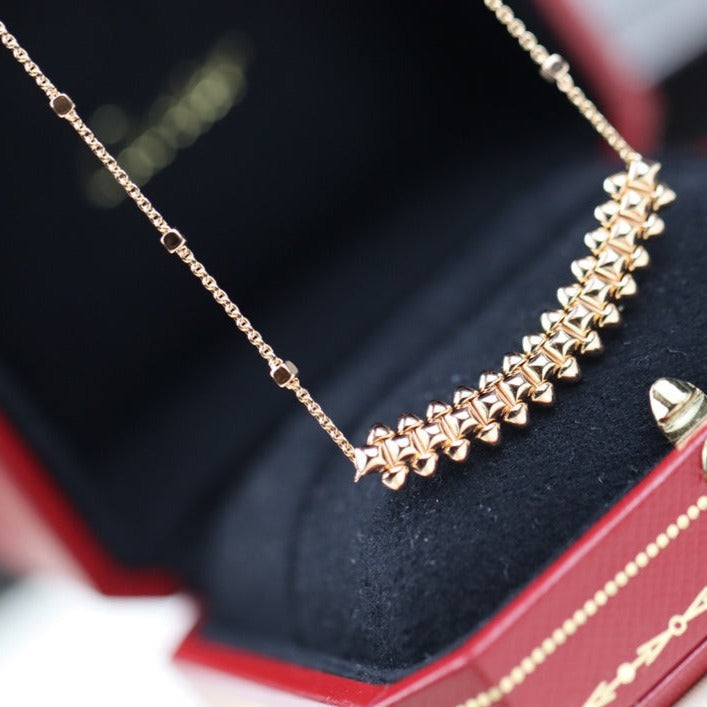 ¡®Lume Jewelry¡¯CLASH PINK GOLD NECKLACE