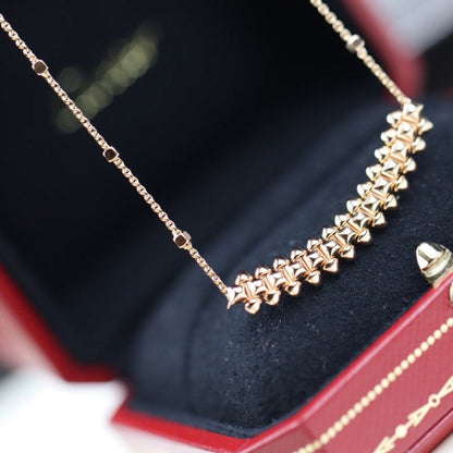 ¡®Lume Jewelry¡¯CLASH PINK GOLD NECKLACE