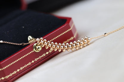 ¡®Lume Jewelry¡¯CLASH PINK GOLD NECKLACE
