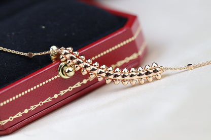 ¡®Lume Jewelry¡¯CLASH PINK GOLD NECKLACE