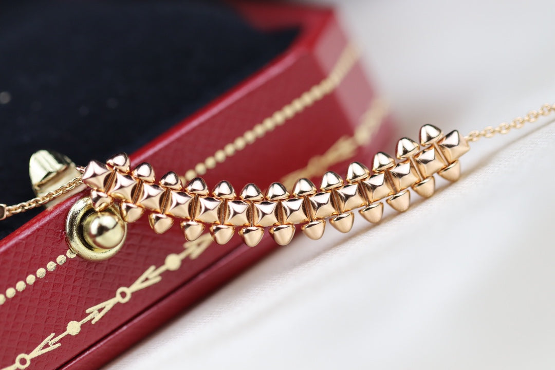 ¡®Lume Jewelry¡¯CLASH PINK GOLD NECKLACE