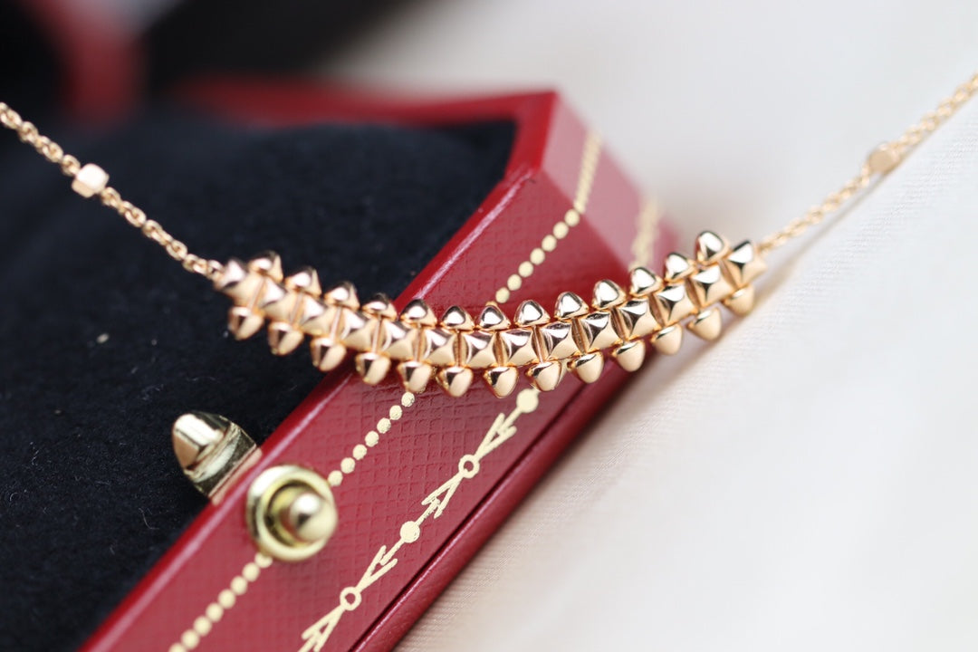 ¡®Lume Jewelry¡¯CLASH PINK GOLD NECKLACE