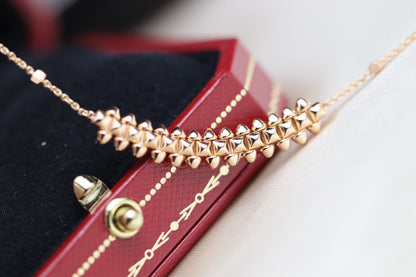 ¡®Lume Jewelry¡¯CLASH PINK GOLD NECKLACE