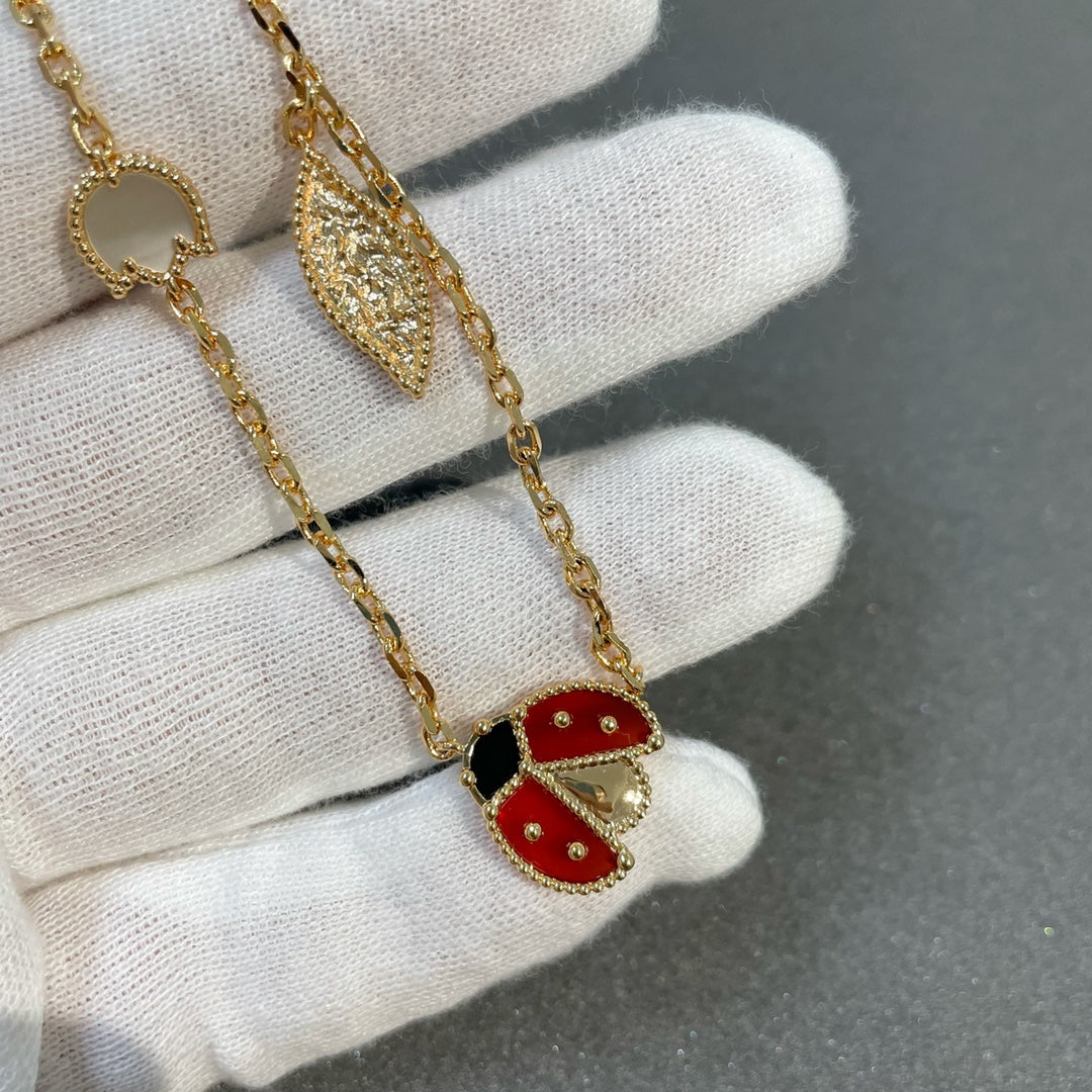 ¡®Lume Jewelry¡¯LUCKY SPRING 15 MOTIFS GOLD NECKLACE