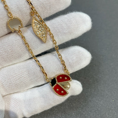 ¡®Lume Jewelry¡¯LUCKY SPRING 15 MOTIFS GOLD NECKLACE
