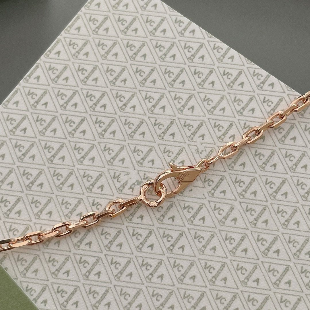 ¡®Lume Jewelry¡¯LUCKY SPRING 15 MOTIFS ROSE GOLD NECKLACE