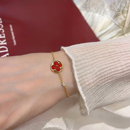 ¡®Lume Jewelry¡¯SUN PEDANT CARNELIAN BRACELET