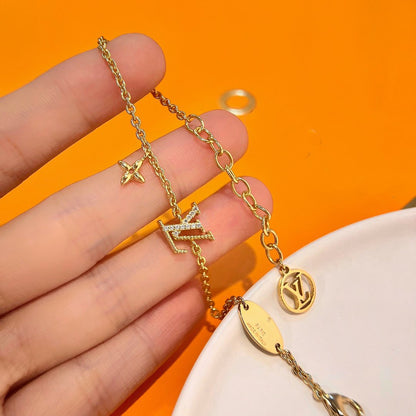 ¡®Lume Jewelry¡¯LOGO STAR MOTIF GOLD BRACELET