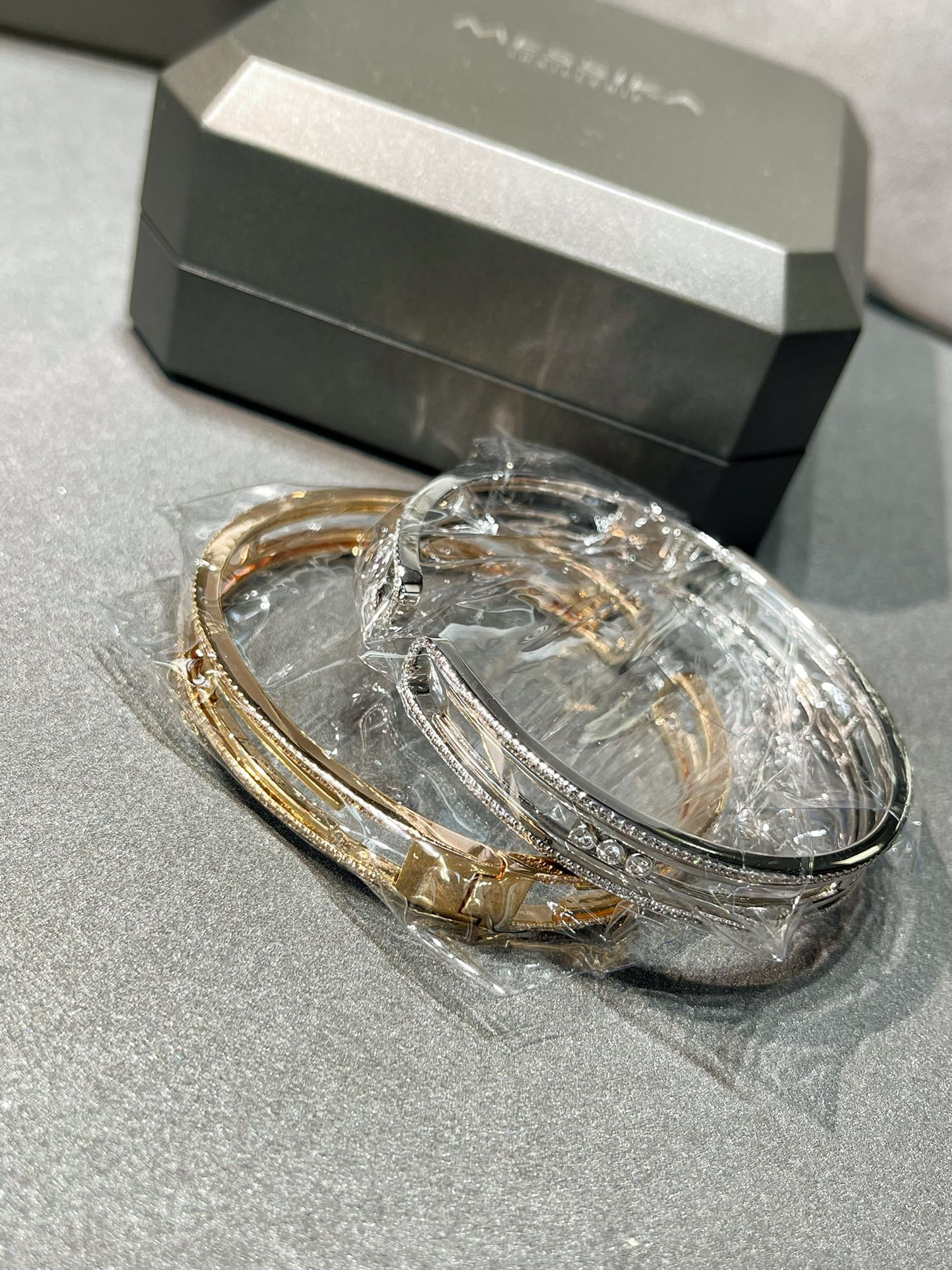 [Lume Jewelry]MOVE 10TH PAVED DIAMOND BRACELET