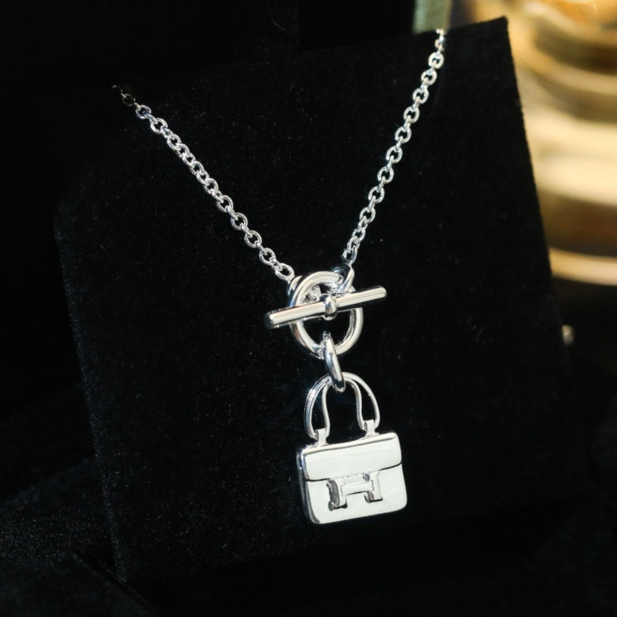 ¡®Lume Jewelry¡¯POP H PEDANT SILVER NECKLACE