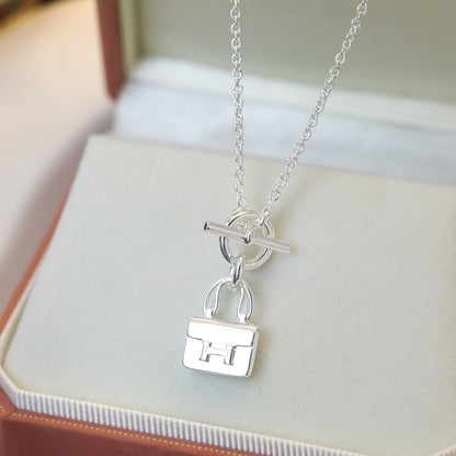 ¡®Lume Jewelry¡¯POP H PEDANT SILVER NECKLACE