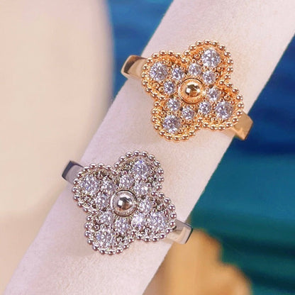 ¡®Lume Jewelry¡¯CLOVER DIAMOND RING