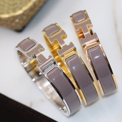 ¡®Lume Jewelry¡¯H BRACELET 12MM BROWN