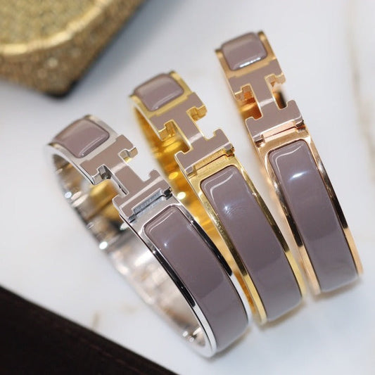 ¡®Lume Jewelry¡¯H BRACELET 12MM BROWN