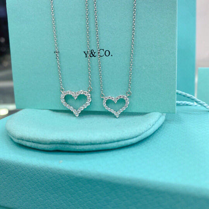[Lume Jewelry]HEART-SHAPED DIAMOND NECKLACE