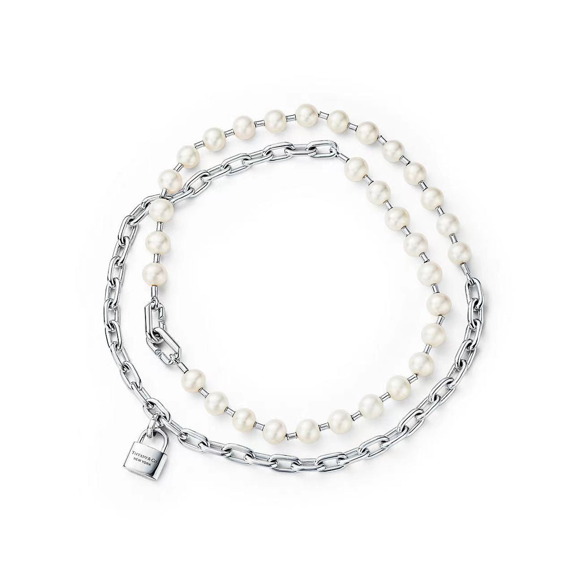 [Lume Jewelry]HARDWEAR PEARL WRAP NECKLACE
