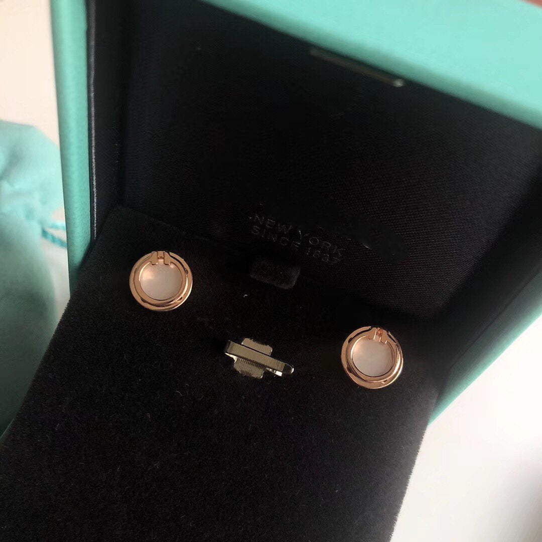 [Lume Jewelry]PEARL CIRCLE EARRINGS MOTHER