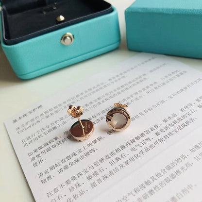 [Lume Jewelry]PEARL CIRCLE EARRINGS MOTHER