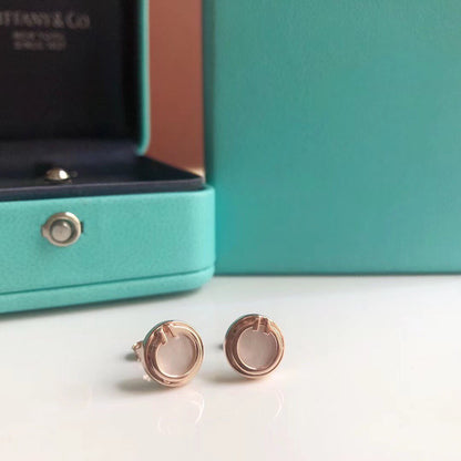 [Lume Jewelry]PEARL CIRCLE EARRINGS MOTHER