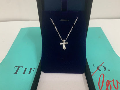 [Lume Jewelry]CROSS PENDANT MINI BARE CROSS NECKLACE