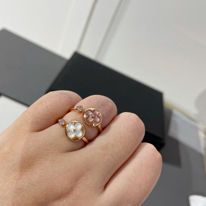 ¡®Lume Jewelry¡¯SUN 1 DIAMOND PINK MOP RING